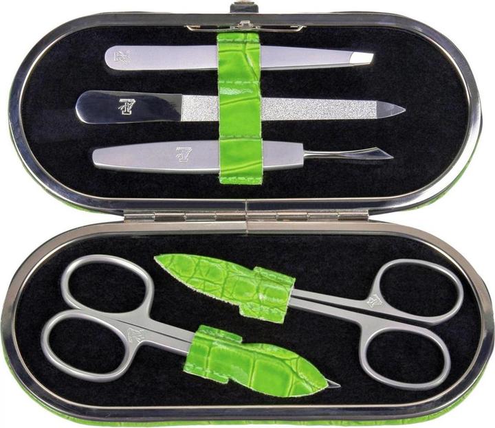 Actual product image Sacher TF200R.1024 - 5-piece manicure case manicure set apple leather