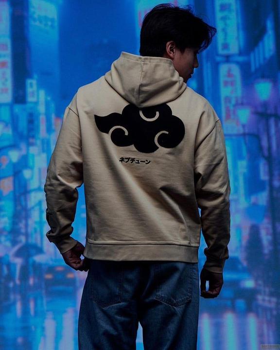 Image du produit Naruto Shippuden sweat à capuche Graphic Beige (S) (S)
