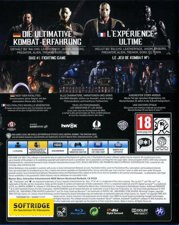 Actual product image WB Mortal Kombat XL (PS4, Multilingual)