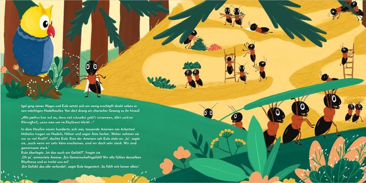 Image du produit Le hibou trouve le rythme - avec émotion (Allemand, Nina Addin, Charlotte Simon, Christina Anders, 2023)