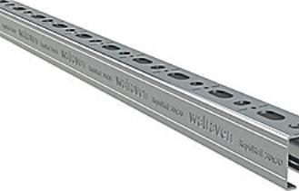 Produktbild Walraven RapidRail skinne WM2 - RapidRail Skinne WM2 - 30x30x1,5mm 2mtr - Elforz.