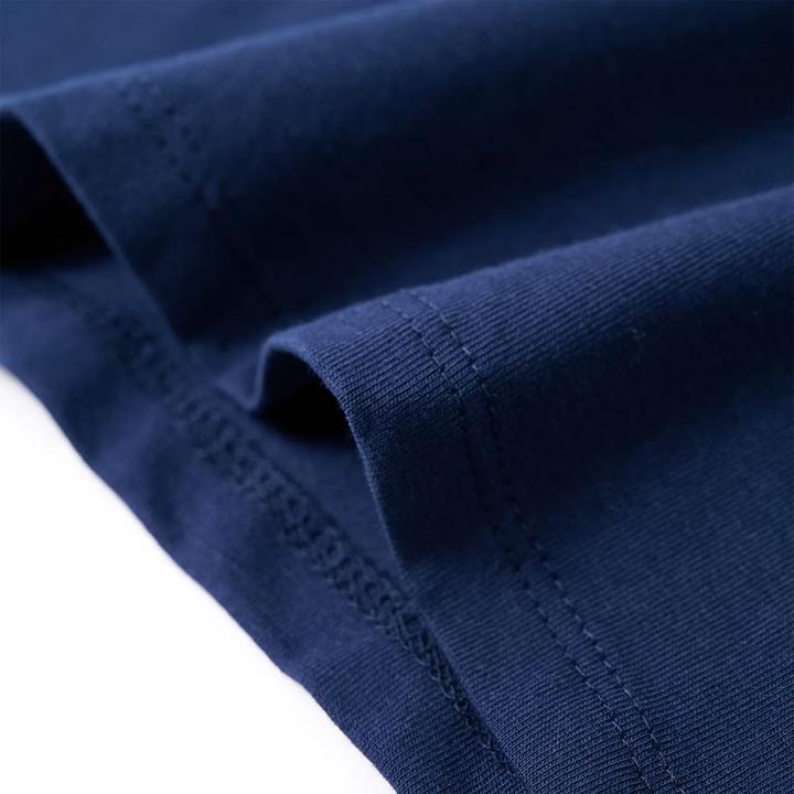 Image du produit VidaXL T-shirt enfant bleu marine 128,Matière : 95% coton. 5 (128)