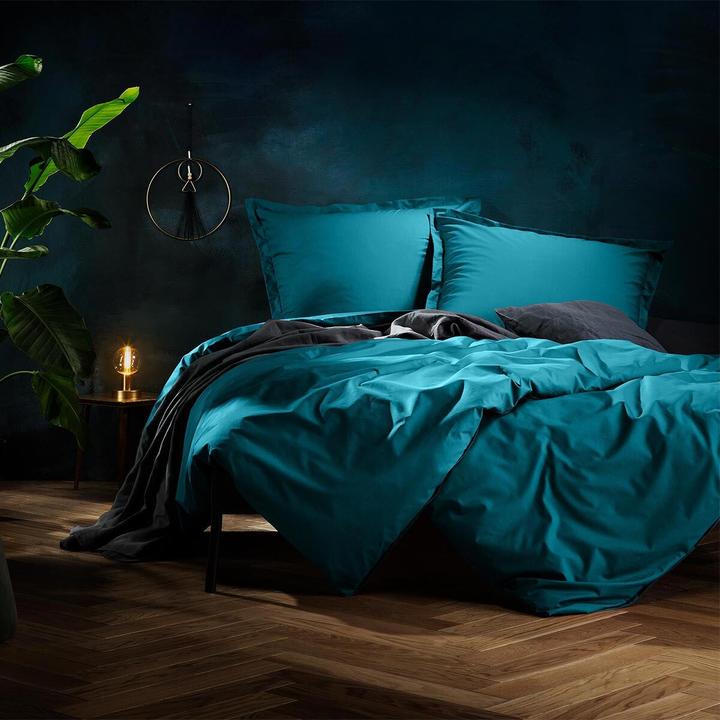 Immagine prodotto Lorena Biancheria da letto Uni Maco-Sateen con orlo a giorno classico (Set di biancheria da letto, 135x200 cm + 80x80 cm)