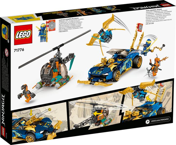 Produktbild LEGO Jays und Nyas Rennwagen EVO (71776, LEGO Ninjago)