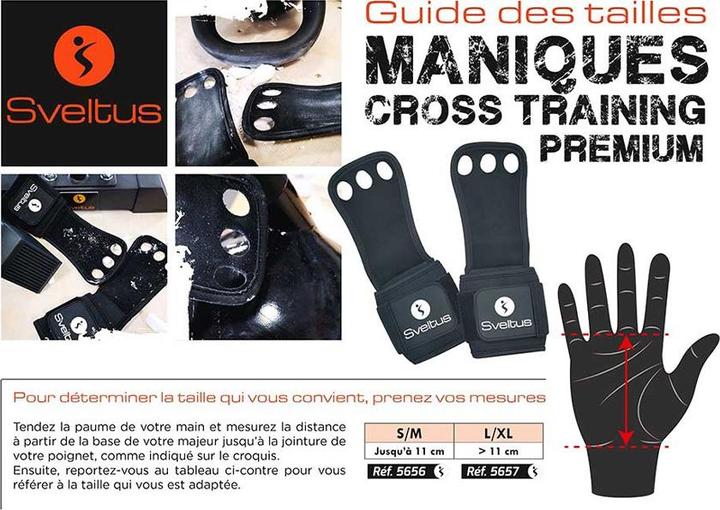 Produktbild Sveltus Hand Grip 3 Loch - S/M (S, M)