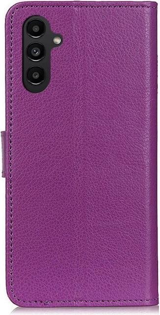 Productafbeelding MU Classic Litchi Leather Boekomslag serie (Samsung Galaxy A14 5G, Samsung Galaxy A14)