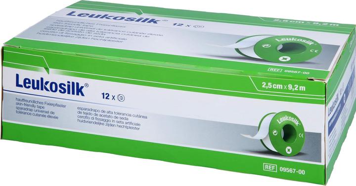Produktbild BSN LEUKOSILK 9,2MX2,5CM, 12 St PFL (12 x)