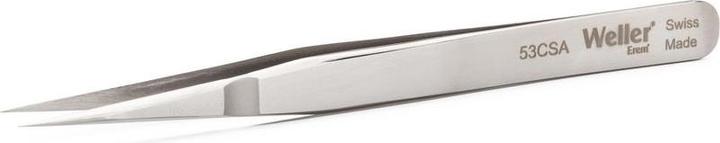 Actual product image Weller Erem Tweezers with pointed tips, precision tweezers, stainless steel, 110mm