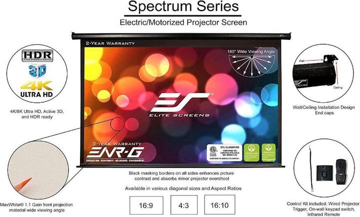 Produktbild Elite Screens Spectrum (100", 16:9)