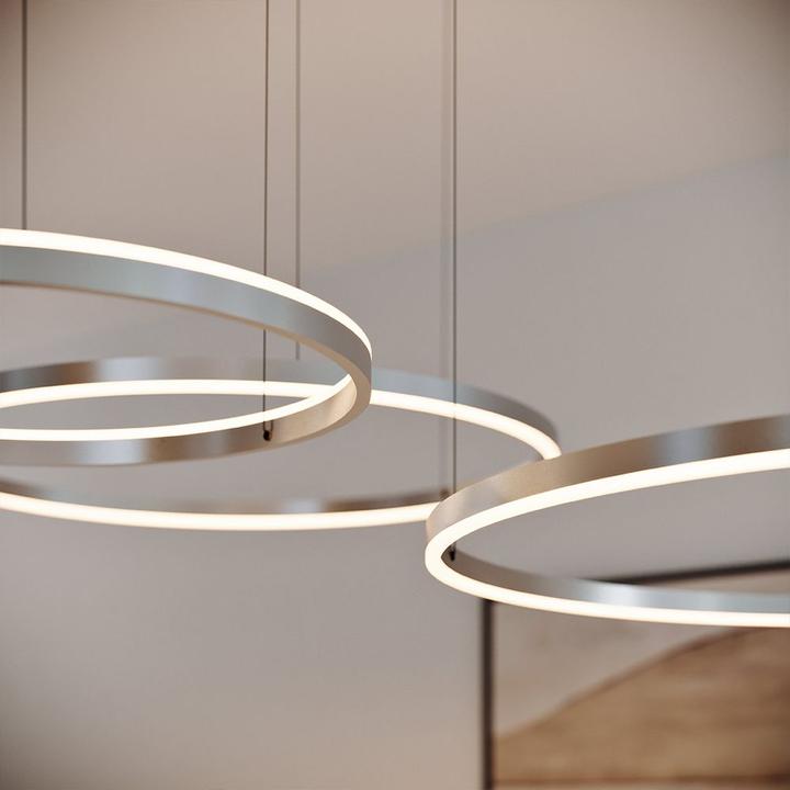Produktbild s.luce Hängelampe Ring Schwarz Ø 80 | 60 | 40cm