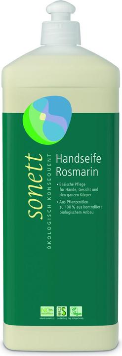 Sonett Handseife Rosmarin Nachfüllflasche (Flüssigseife, 1000 ml)