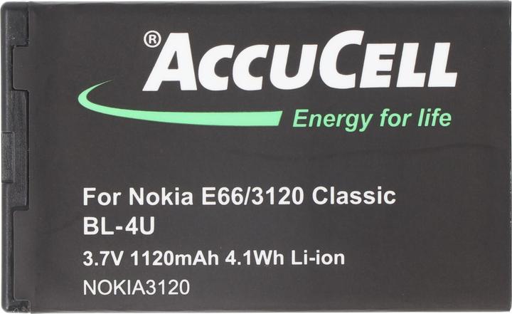 Produktbild AccuCell Akku Nokia BL-4U, BL-4UV, MP-S-V, N4U85T, TB-BL4U