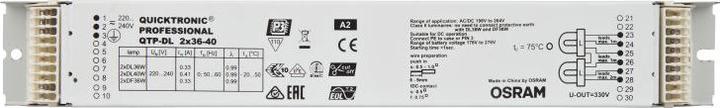 Image du produit Osram QTRONIC ECG 2X36-40/220-240