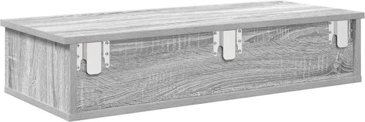 Image du produit VidaXL Étagère murale avec tiroirs Gris Sonoma 80x31x17 cm Bois composite