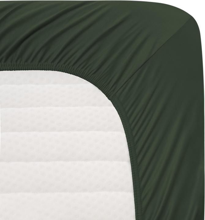 Image du produit Aspero 2 x draps-housses en coton (180, 200 x 200 x 25 cm)