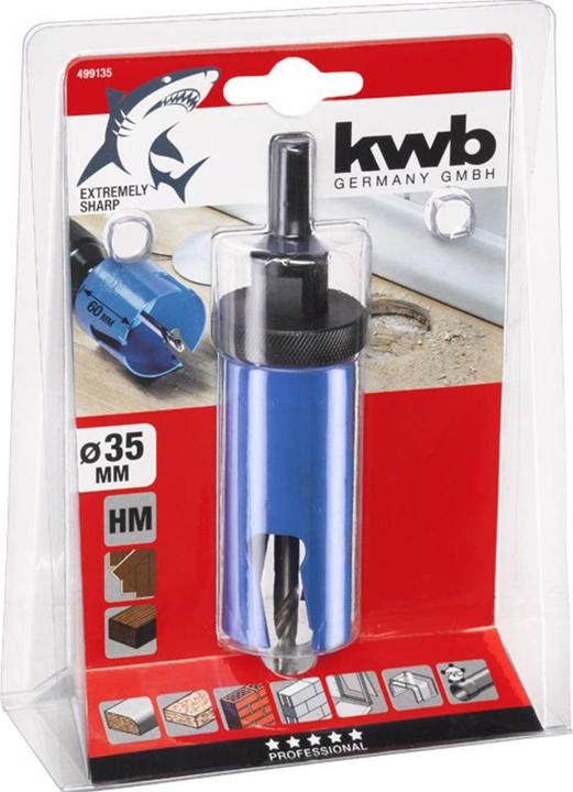 Image du produit kwb Scies cloches à mises rapportées en métal dur (35 millimètres)