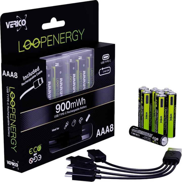 Immagine prodotto Verico Loopenergy (8 pz., AAA, 600 mAh)