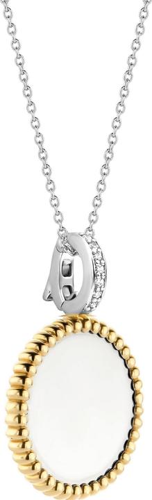 Actual product image Ti Sento Milano Necklace with pendant and cubic zirconia bicolour 6798SY (925 silver, 20cm)