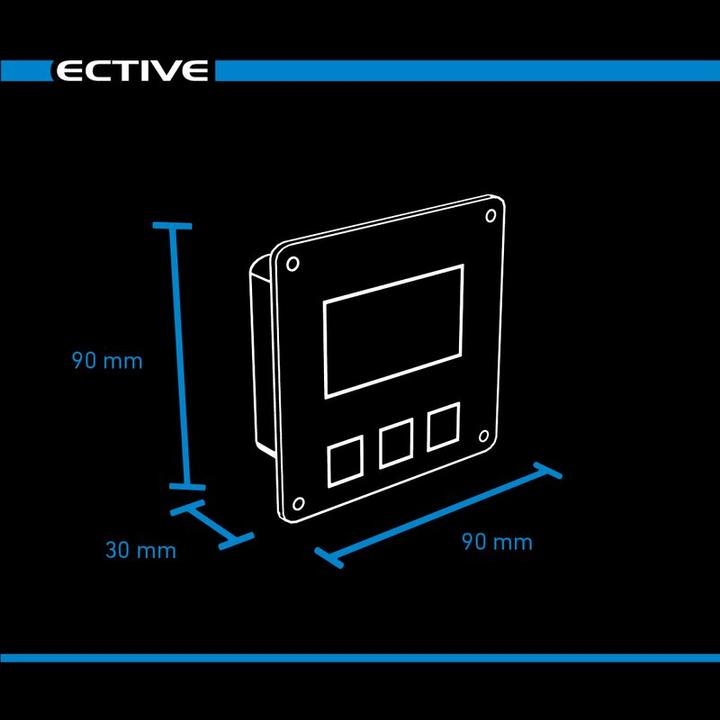 Image du produit Ective CM1 Charge Monitor pour les boosters de charge de batterie BB et SBB (12V, 24V, 30 A)