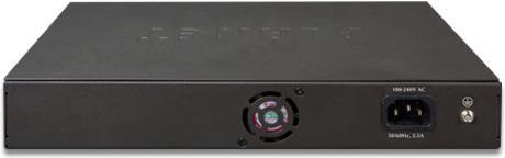 Actual product image Planet 8-Port 10/100TX 802.3at combo PoE Switch 2-Port Gigabit TP/SFP with LCD PoE Monitor 120 Watts (8 Ports)