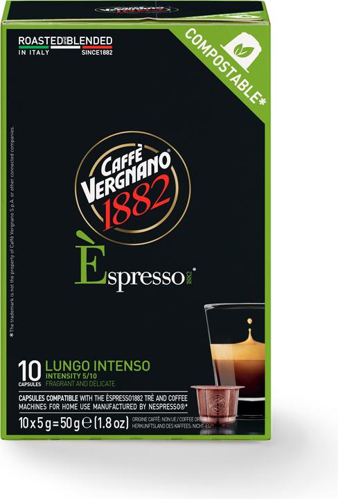 Produktbild Caffè Vergnano Espresso Lungo (10 x Port.)