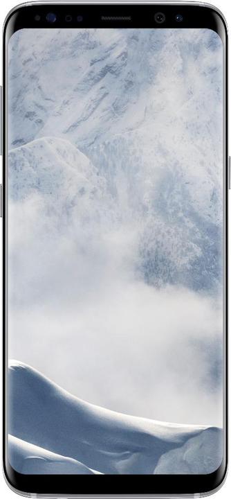 Samsung Galaxy S8 (64 GB, Arctic Silver, 5.80", Single SIM, 12 Mpx, 4G)