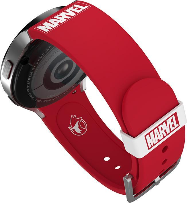 Produktbild Moby Fox Marvel Logo Samsung Smartwatch Band (Silikon, 4, Galaxy Watch 6, 5 Pro)