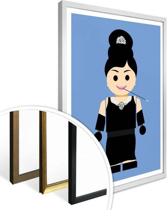 Actual product image Trenddeko Audrey Hepburn Toy (30 x 40 cm)