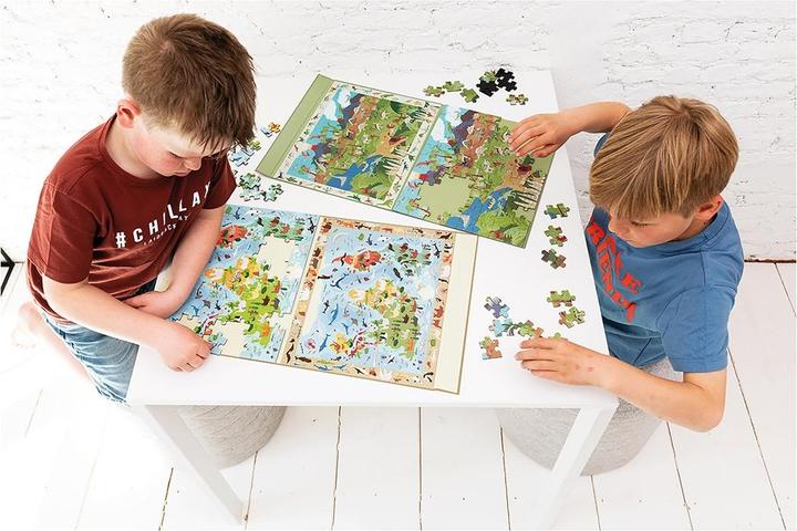 Produktbild Scratch Magnet Puzzle Welt gross (80 Teile)