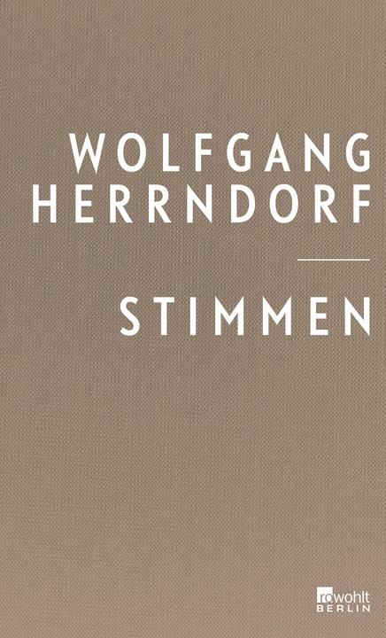 Immagine prodotto Stimmen (Tedesco, Wolfgang Herrndorf, 2018)