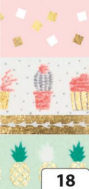 Actual product image Folia Washi Tape Hotfoil