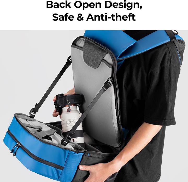 Immagine prodotto K&F Concept Concept Beta Backpack 20l Zaino fotografico - Blu (Zaino per fotocamera, 20 l)