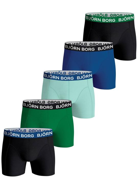 Produktbild Björn Borg Boxershort Casual Figurbetont Essential Boxer (M, 5er Pack)
