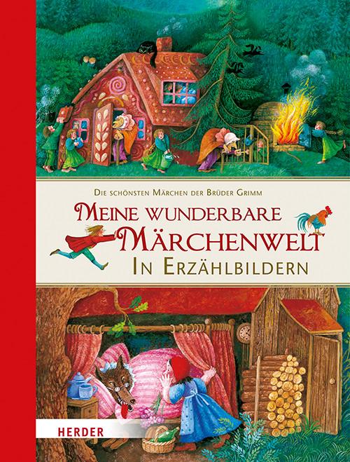 Image du produit Meine wunderbare Märchenwelt in Erzählbildern (Allemand, Jacob Grimm, William Grimm, 2016)