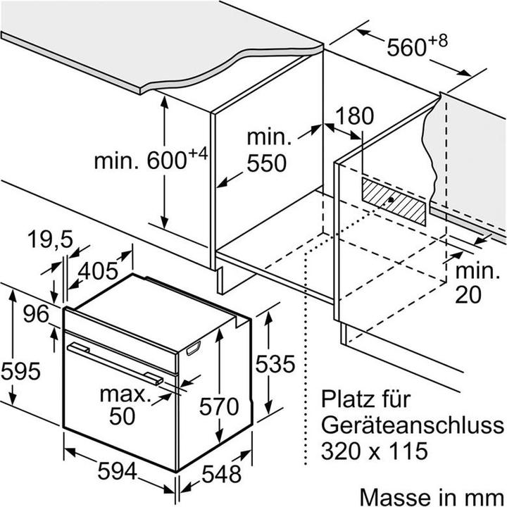 Actual product image Bosch Hausgeräte HEA513BS3 & NKE611GA2E Herdset 230V
