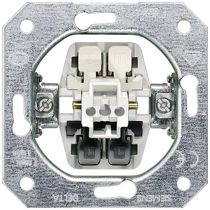 Produktbild Siemens Wippschalter DELTA UP IP20 2p 1f 5TA2162-0KK
