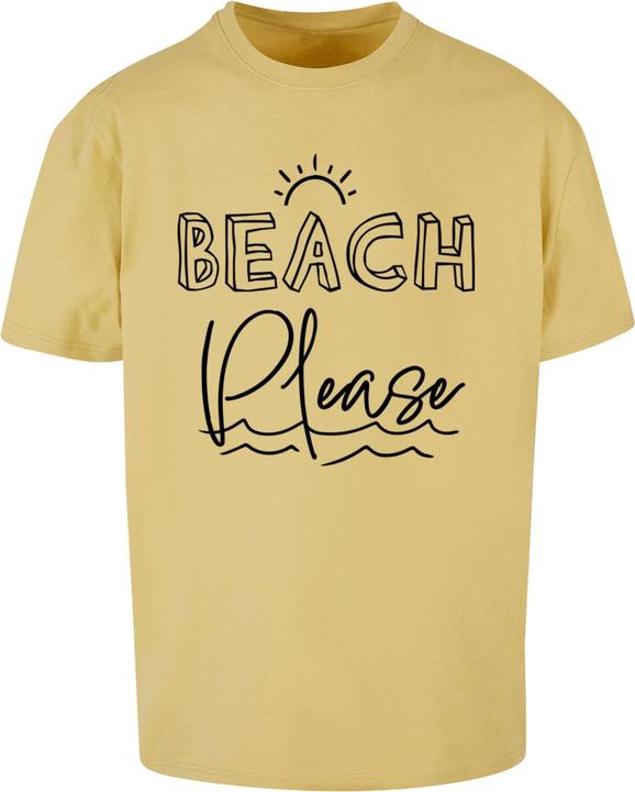 Merchcode Beach Please Heavy Oversized Tee - 118121