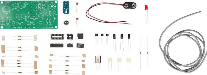 Actual product image Whadda Madlab Electronic Lock Kit