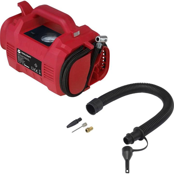 Actual product image Toolcraft Battery compressor, 10 bar 20 V (10 bar, 0 l)