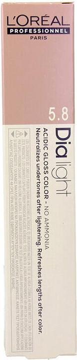 Actual product image L'Oréal Professionnel DIA LIGHT gel-creme acide sans amoniaque #5,8 50 ml (#5,8 Light Brown Mocha)