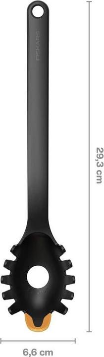 Actual product image Fiskars 1027301 Pasta spoon, black