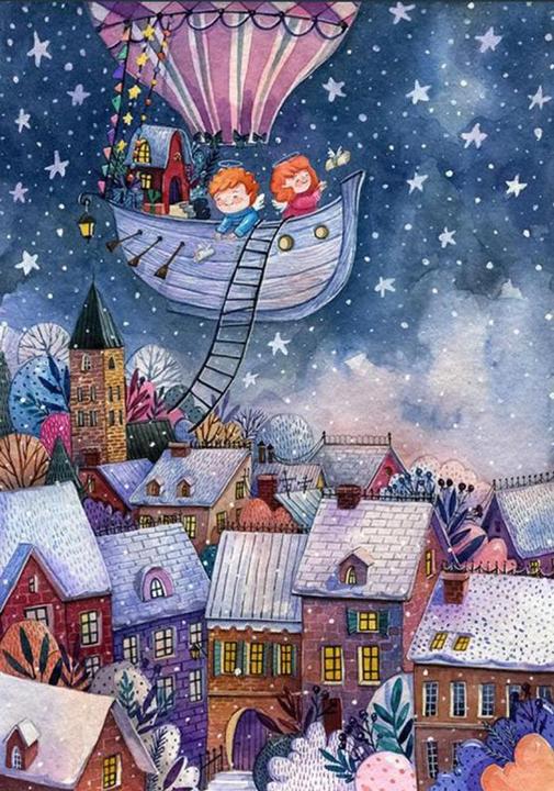 Produktbild DaVici Puzzle - Weihnachtsgeschichten (80 Teile)
