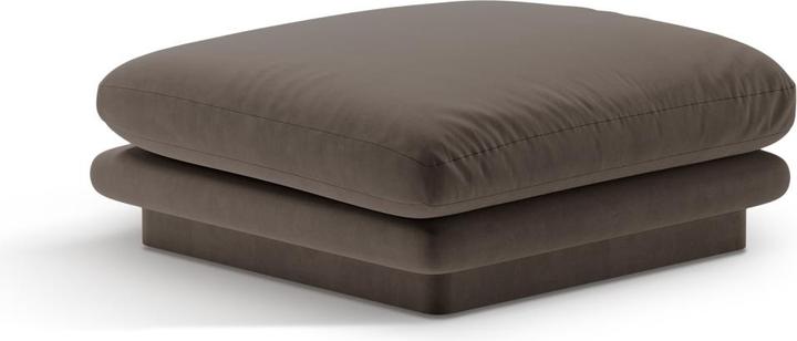 Actual product image Micadoni Pouf, "Torino", 1 Seat, 80x80x41 Made in Europe (Cushioned stools)