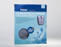 Actual product image Filmer Bike bag for the pannier rack (16 l, Luggage carrier bag)