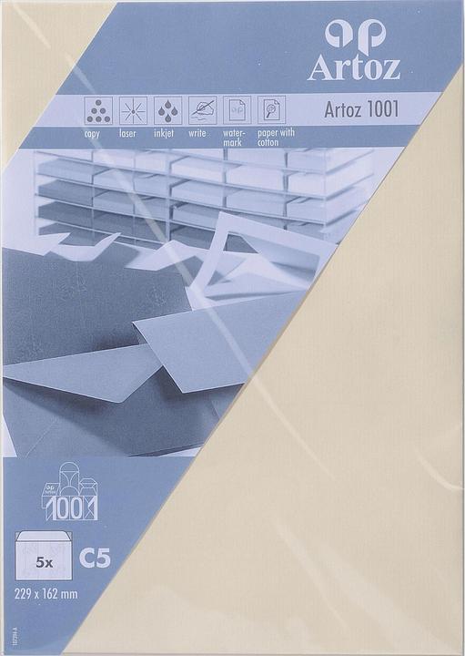 Artoz 1001 Enveloppes chamois (229 x 162 mm, 5 x)