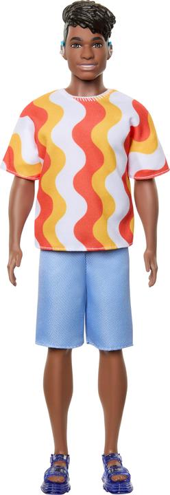 Image du produit Barbie Fashionista Ken - Chemise rouge et orange