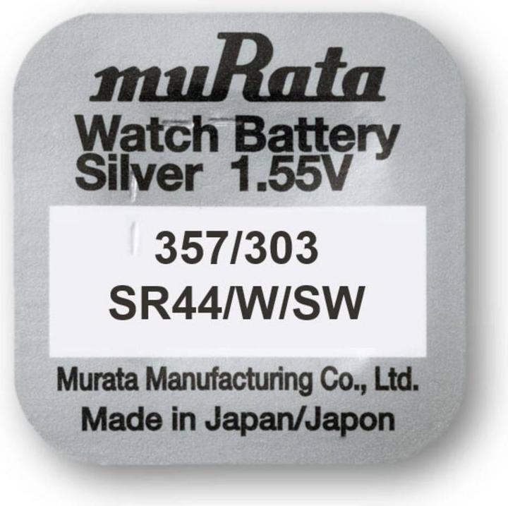 Produktbild Murata Knopfzelle Silberoxid n 303 (10 Stk., 160 mAh)