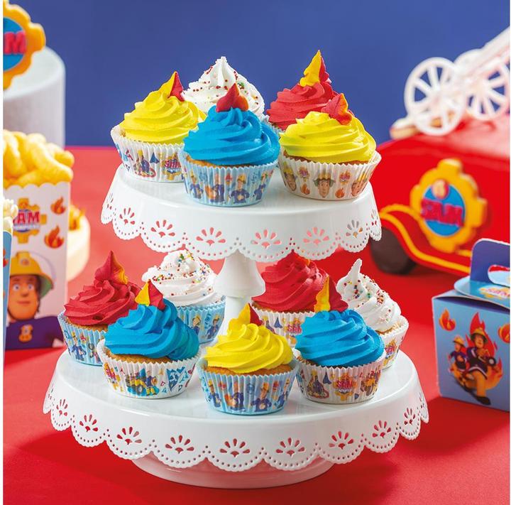 Immagine prodotto Decora Teglia per muffin 36 pezzi, stile Fireman Sam 1 (5 cm)
