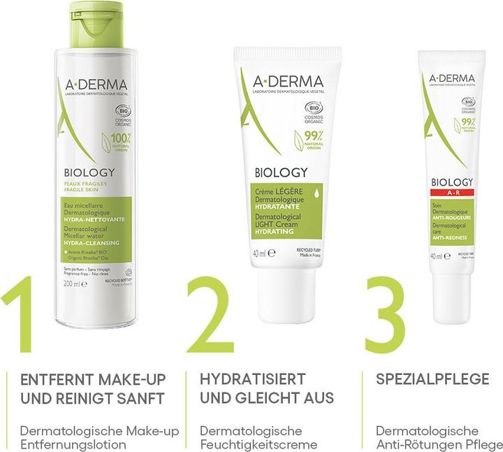 Immagine prodotto A-Derma Lozione detergente micellare BIOLOGY Lot (Lozione detergente, 200 ml)
