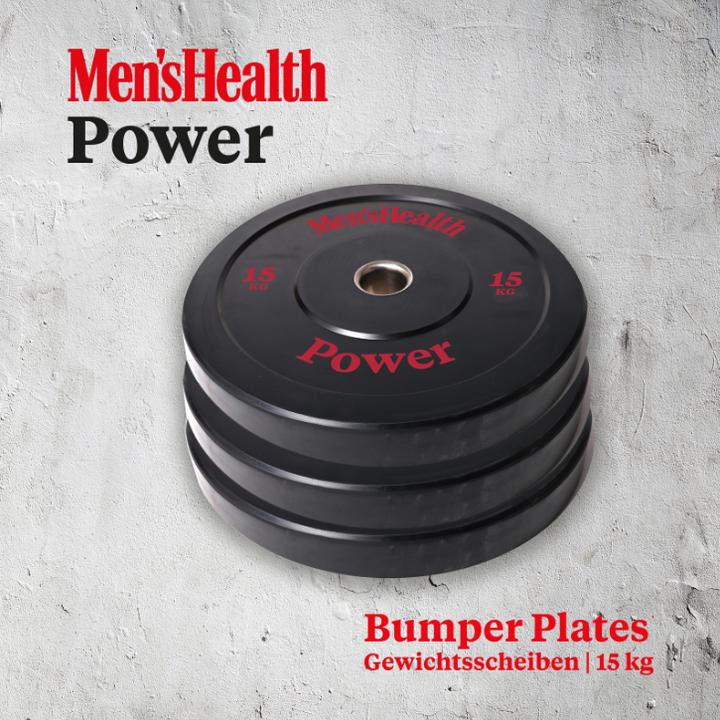 Actual product image Men's Health Bumper Plates (1 x 15 kg)